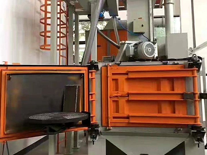 Дробеметная установка для отливок и поковок
