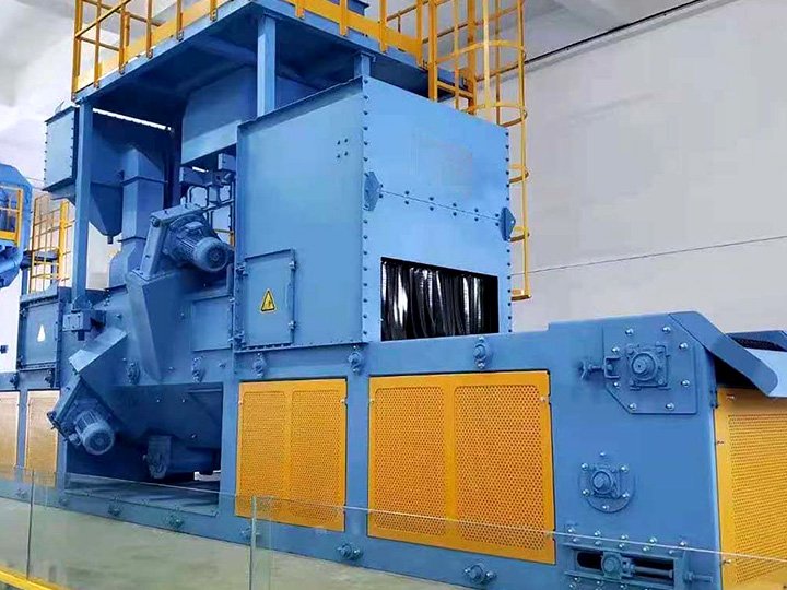 Дробеметная установка для отливок и штампованных деталей