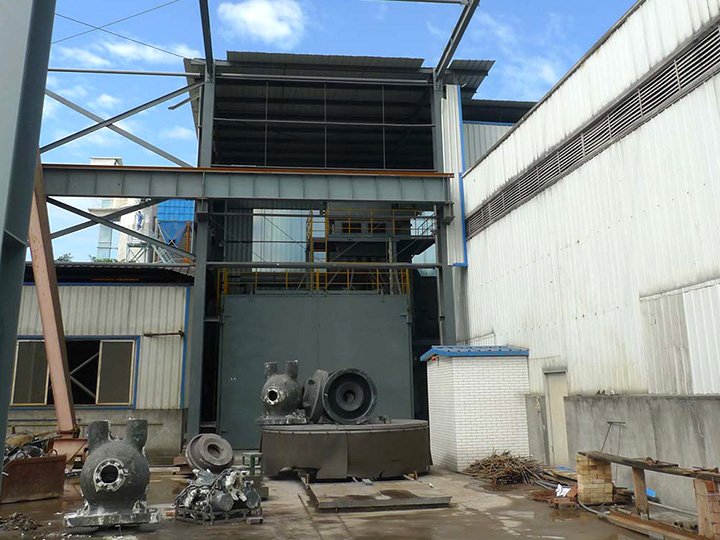 Оборудование для очистки крупногабаритных сварных конструкций